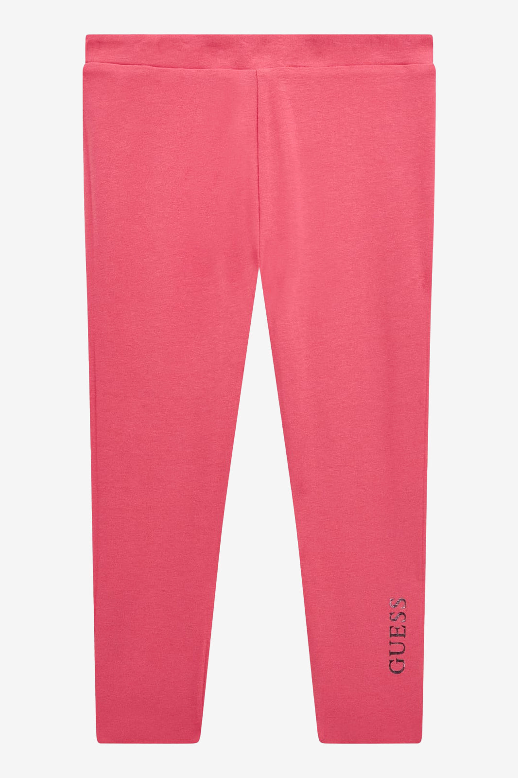GUESS® Kids "Imogen" Cerise LOVE Sequin T-Shirt & Reversible Heart Leggings | Millie and John