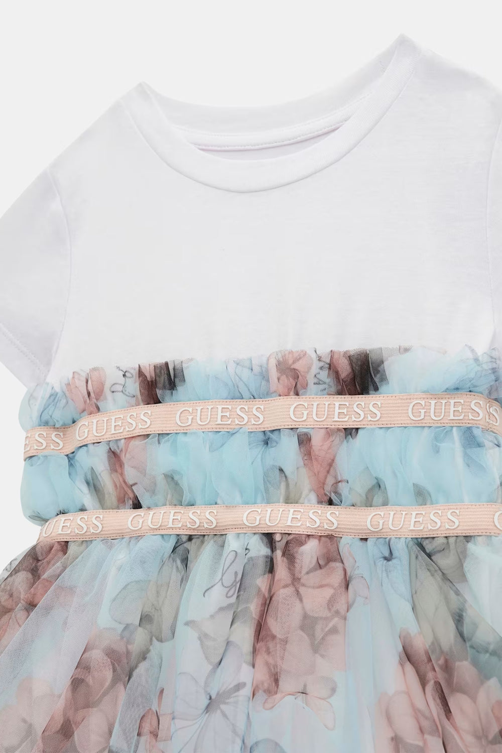 GUESS® Kids "Beatrice" Mint Butterfly Tulle Dress | Millie and John
