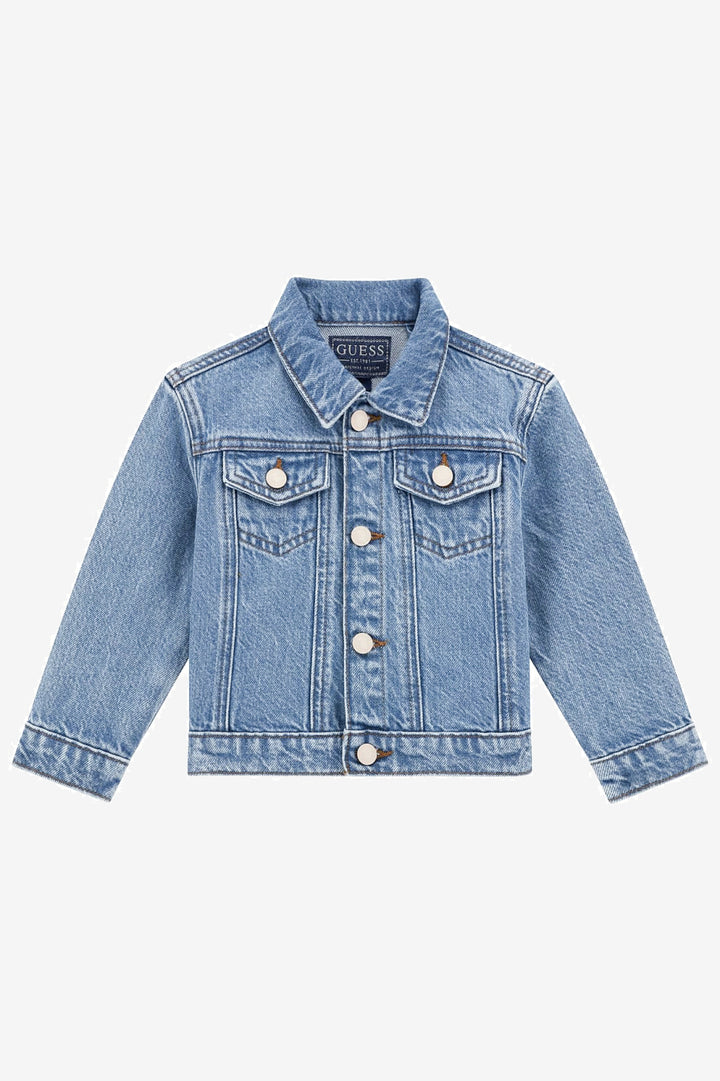 GUESS® Kids "Kitty" Denim Heart Jacket | Millie and John