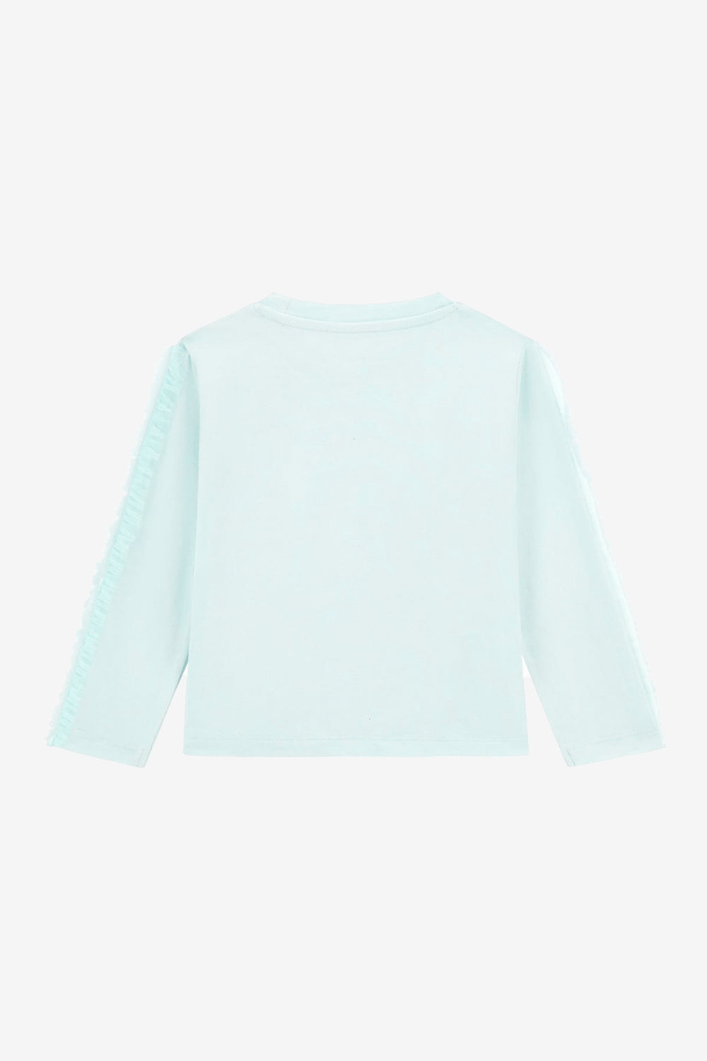 GUESS® Kids "Lyla" Aqua & Pink Cat Tulle Top | Millie and John