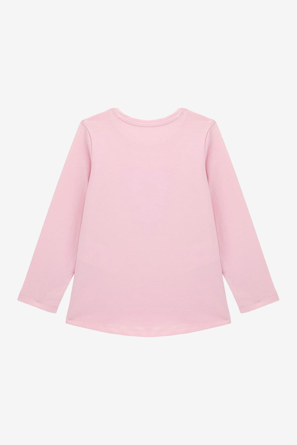 GUESS® Kids "Ava" Cotton Candy Pink Multicoloured Sequin Logo Top | Millie and John