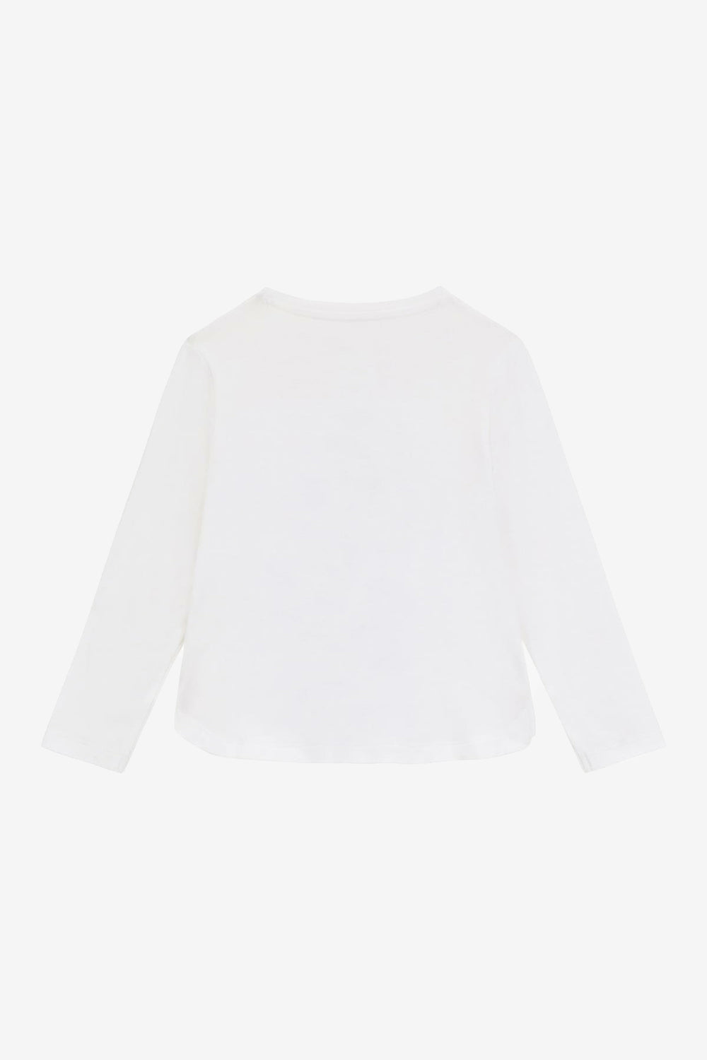 GUESS® Kids "Esme" White Multicoloured Sequin Logo Top | Millie and John