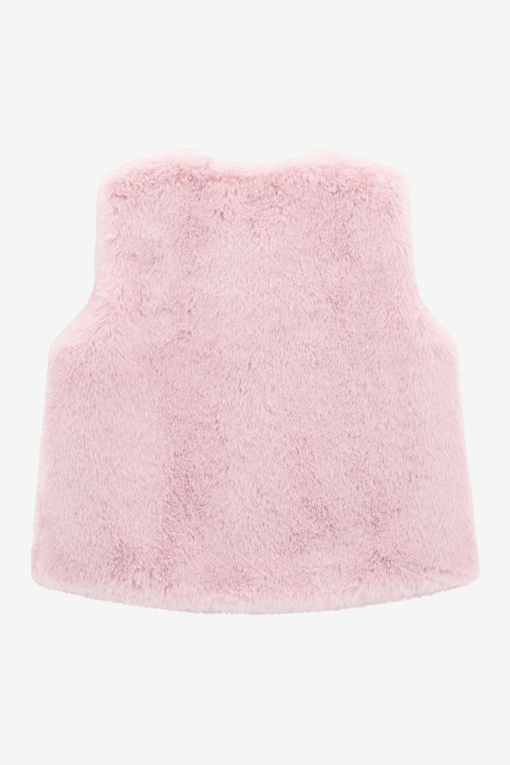 GUESS® Kids "Poppy" Cotton Candy Pink Faux Fur Gilet | Millie and John