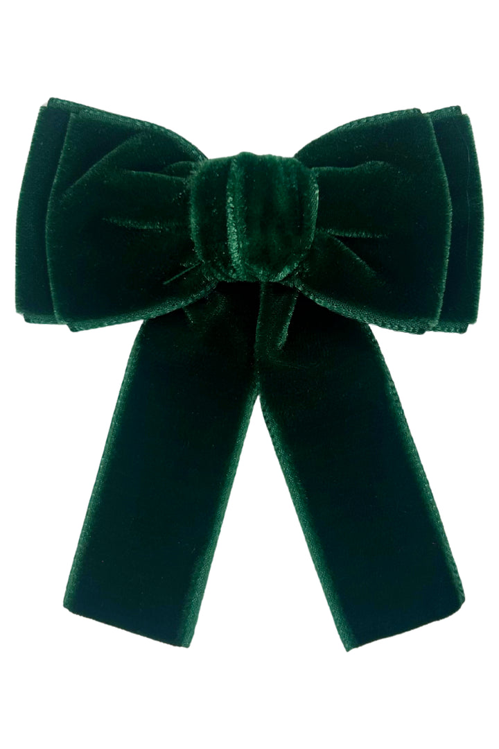Meia Pata Velvet Hair Bow | Millie and John