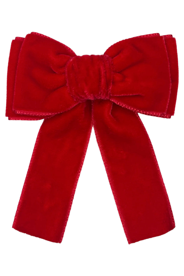 Meia Pata Velvet Hair Bow | Millie and John