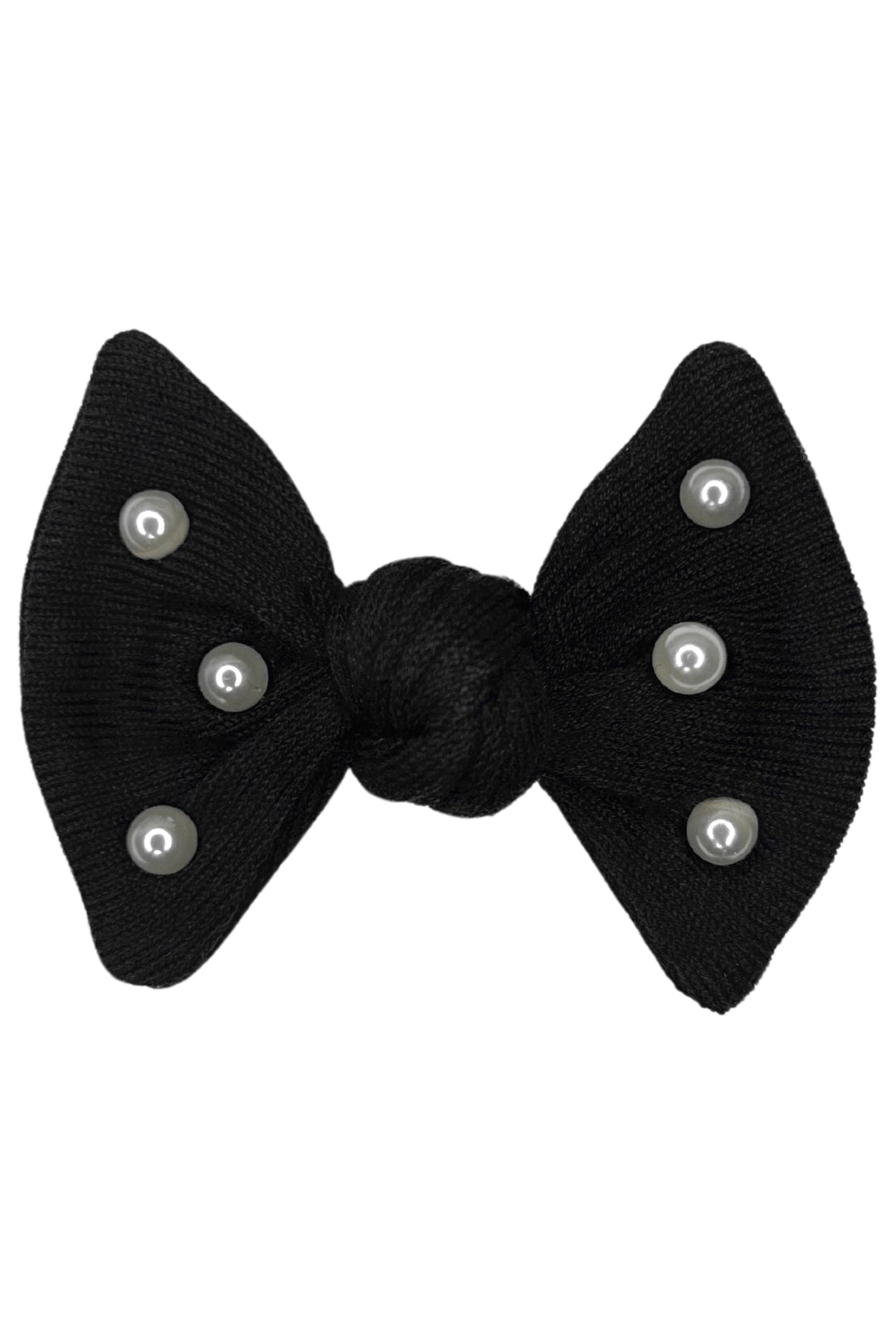 Meia Pata Knit Pearl Hair Bow | Millie and John