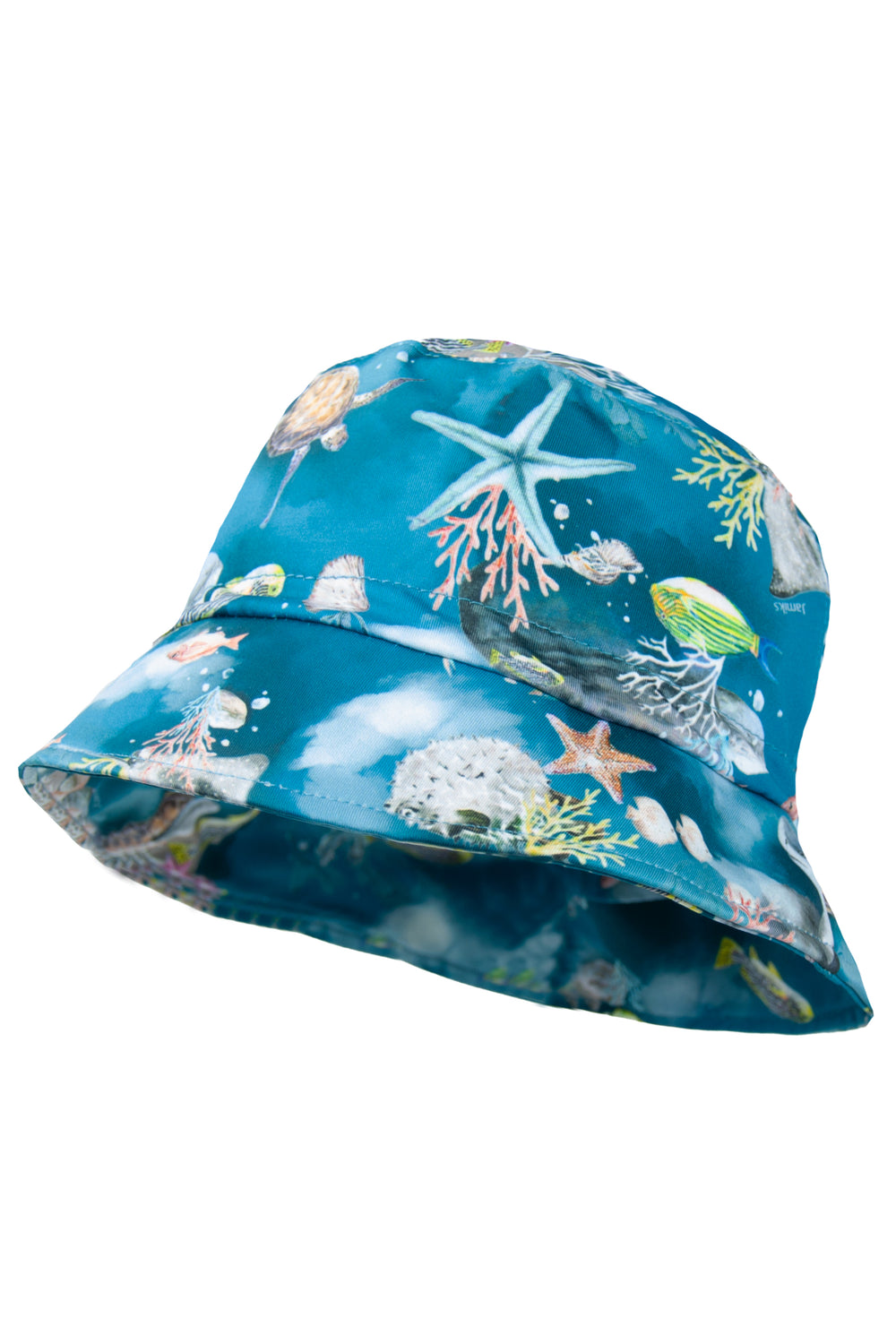 Jamiks "Lonnie" Teal Sea Life Sunhat | Millie and John