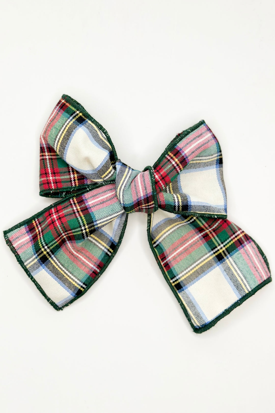 Forest Green Tartan Hair Bow