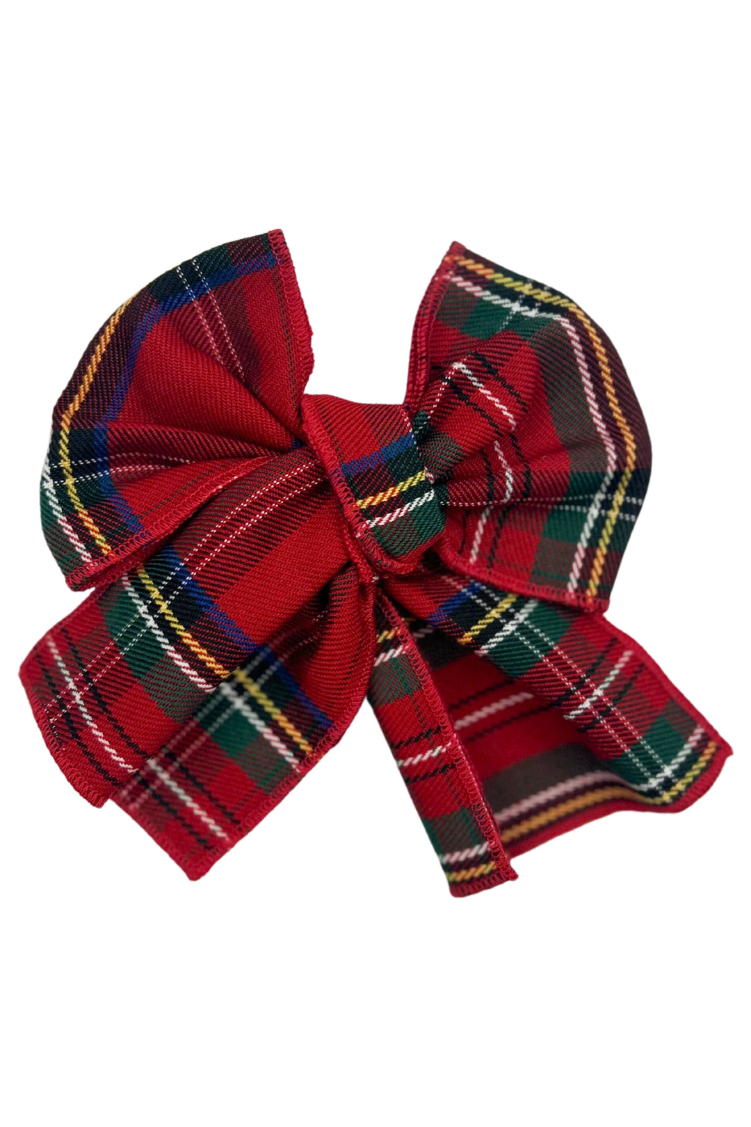 Valentina Bebes Red Tartan Hair Bow | Millie and John