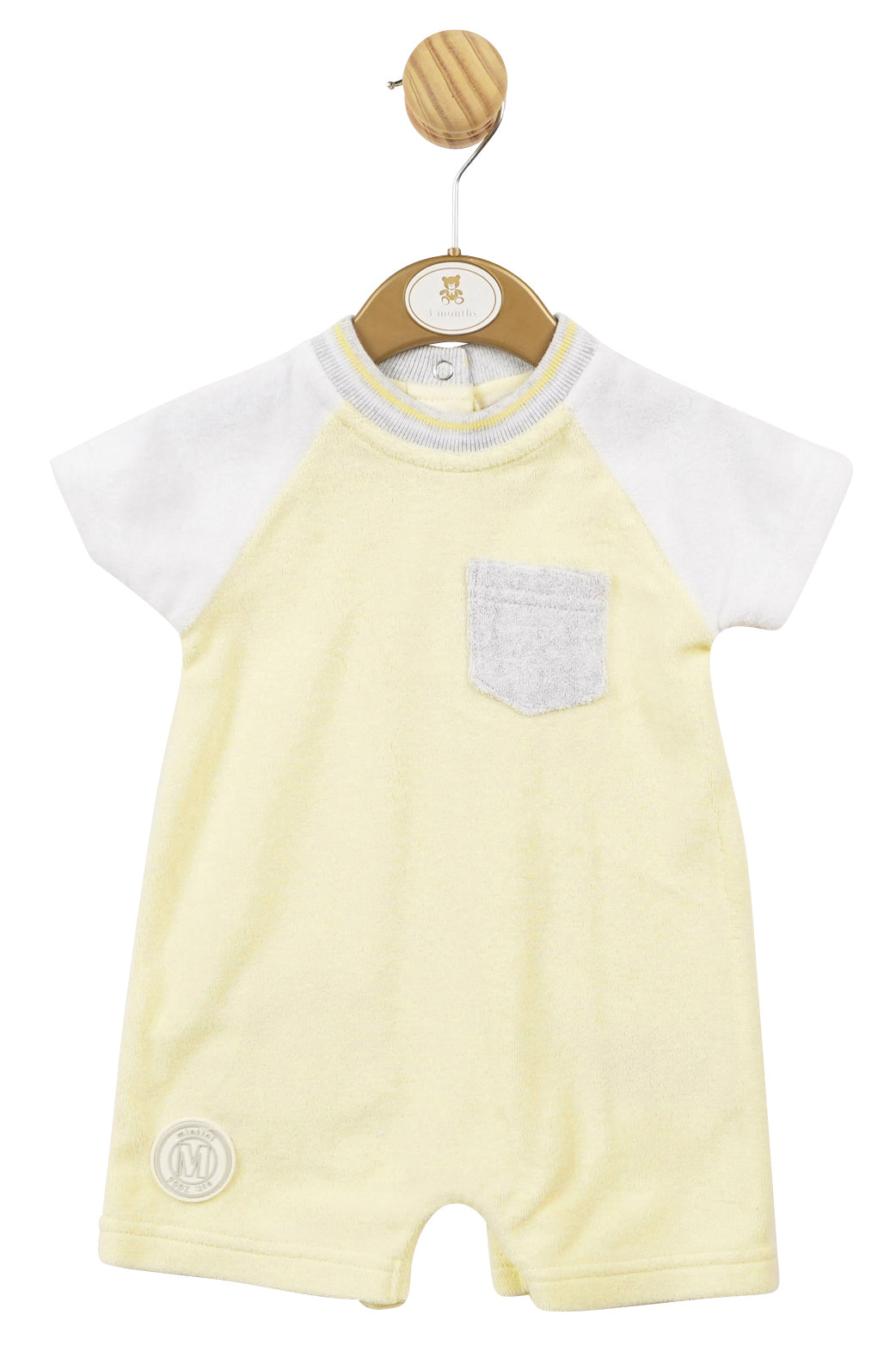 Mintini Baby "August" Lemon Terry Towelling Romper | Millie and John