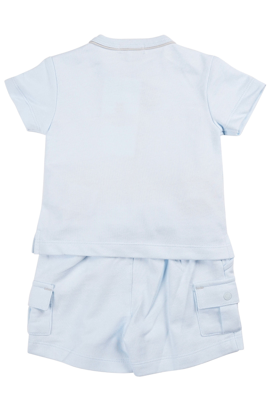 Mintini "Evan" Baby Blue T-Shirt & Cargo Shorts | Millie and John