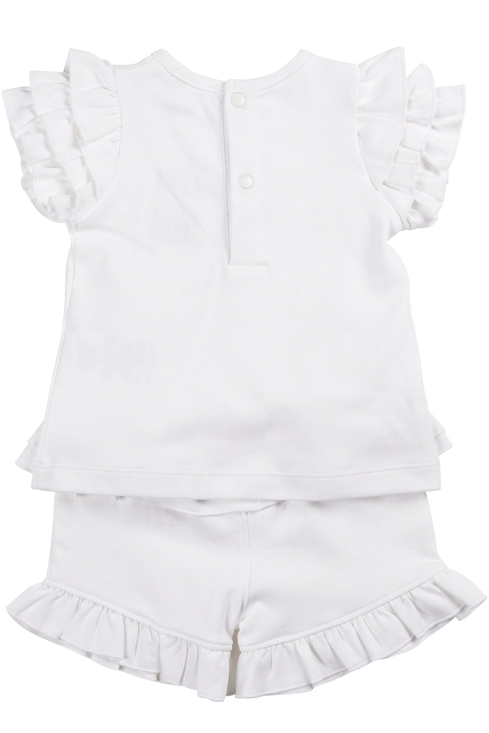 Mintini "Daisy" White Gingham Bow Top & Shorts | Millie and John