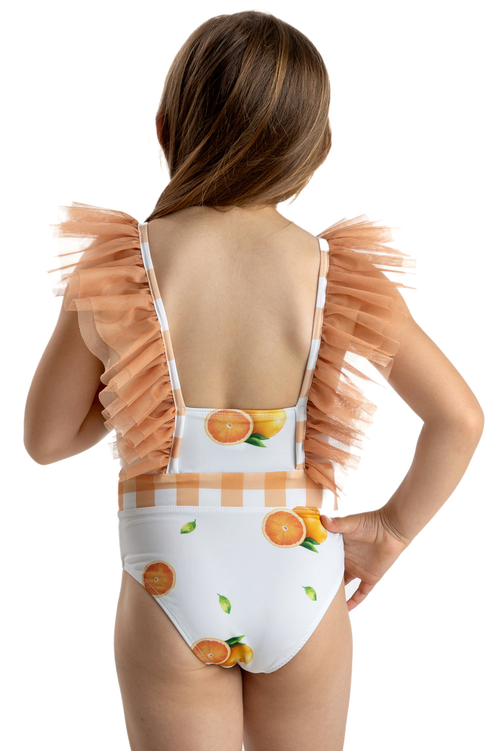 Meia Pata PREORDER ORANGES "Pasion" Swimsuit | Millie and John