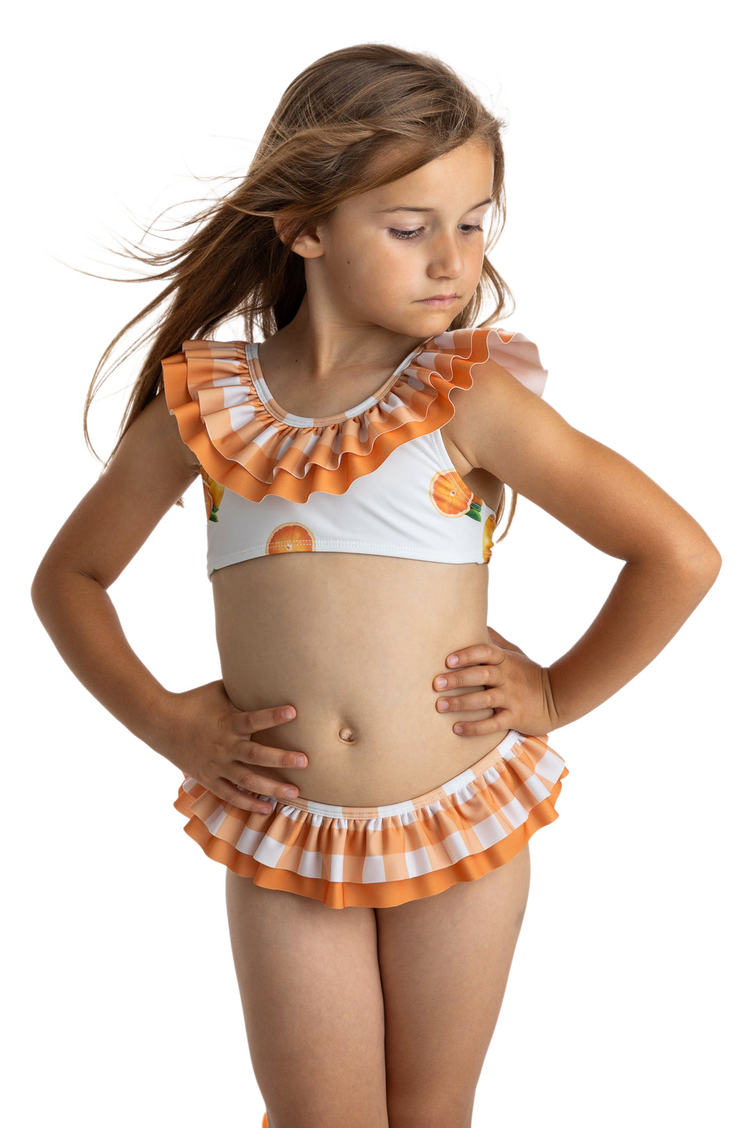 Meia Pata PREORDER ORANGES Bikini | Millie and John