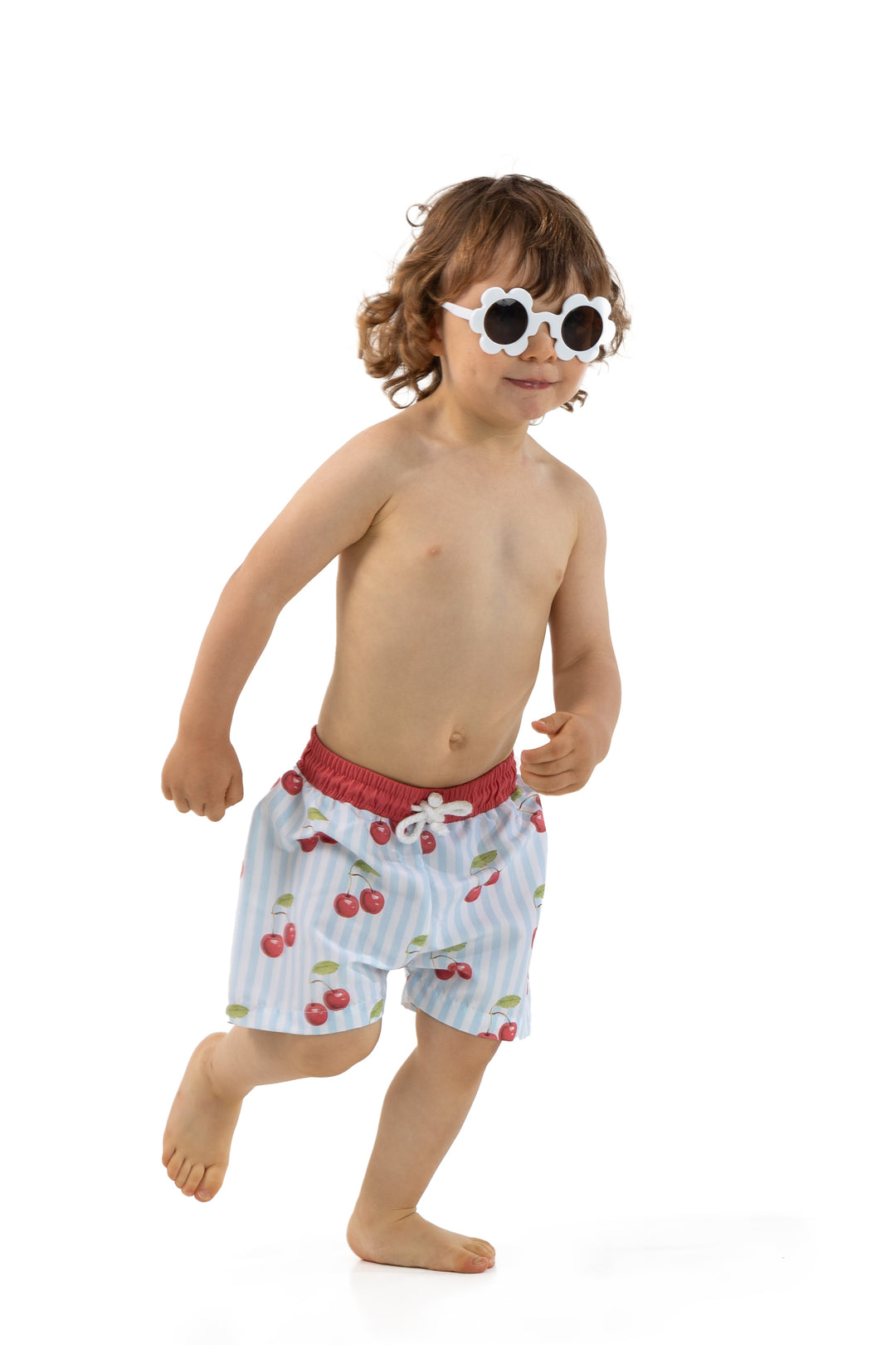 Meia Pata PREORDER CHERRIES Swim Shorts | Millie and John