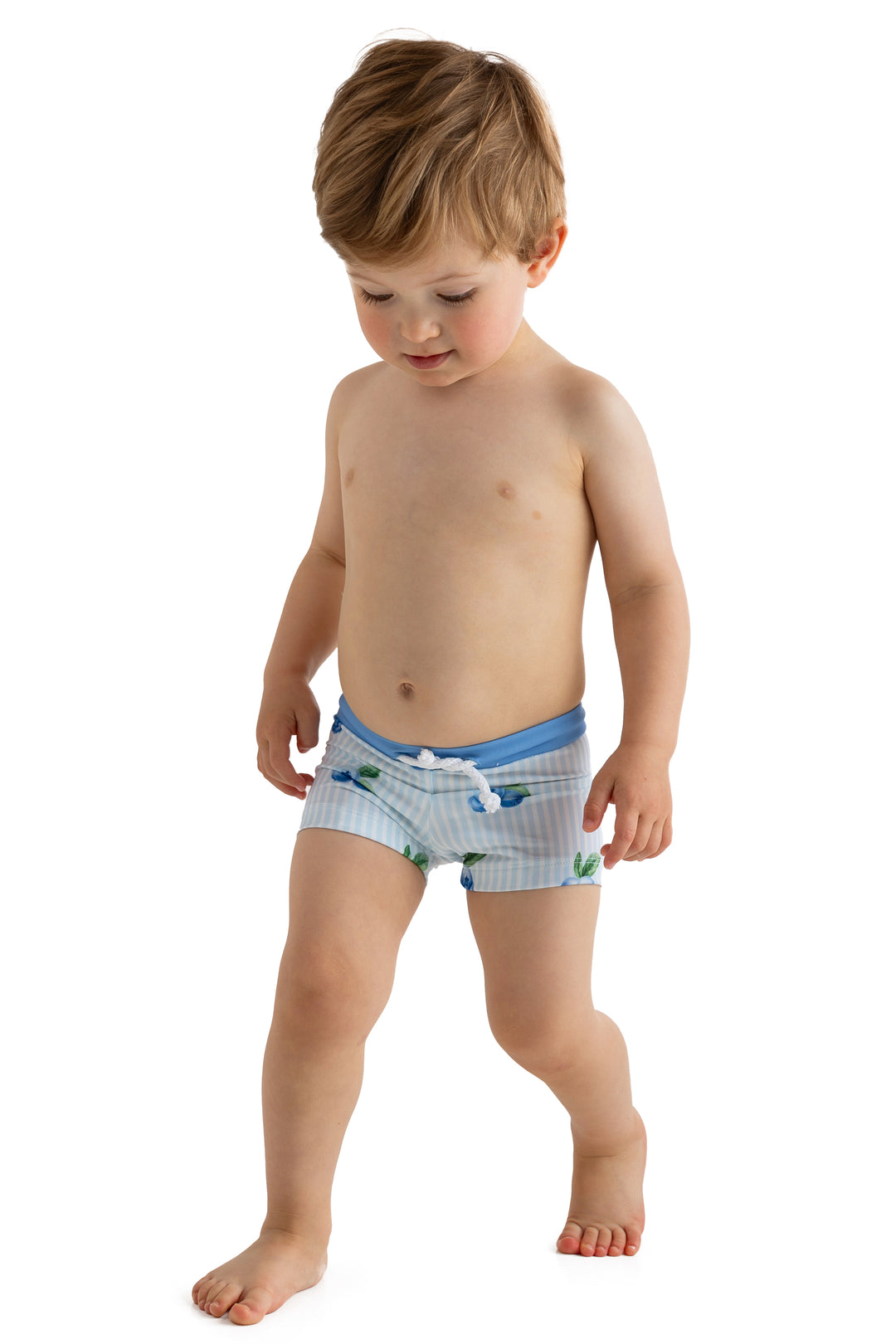 Meia Pata BLUEBERRIES Lycra Swim Shorts | Millie and John