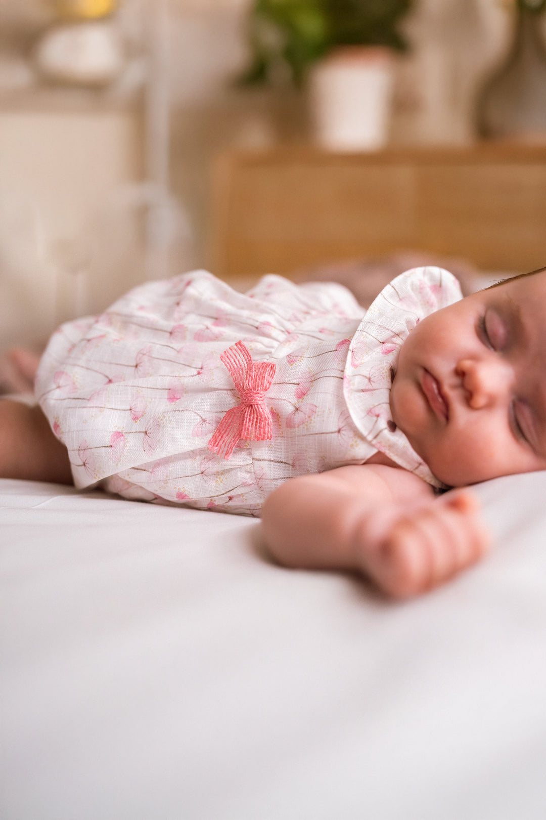 Mac Ilusión "Juliette" Pink Blossom Romper | Millie and John
