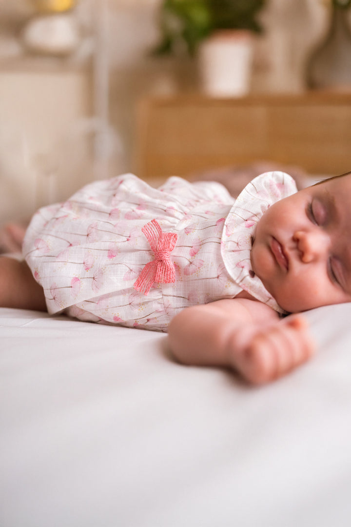 Mac Ilusión "Juliette" Pink Blossom Romper | Millie and John