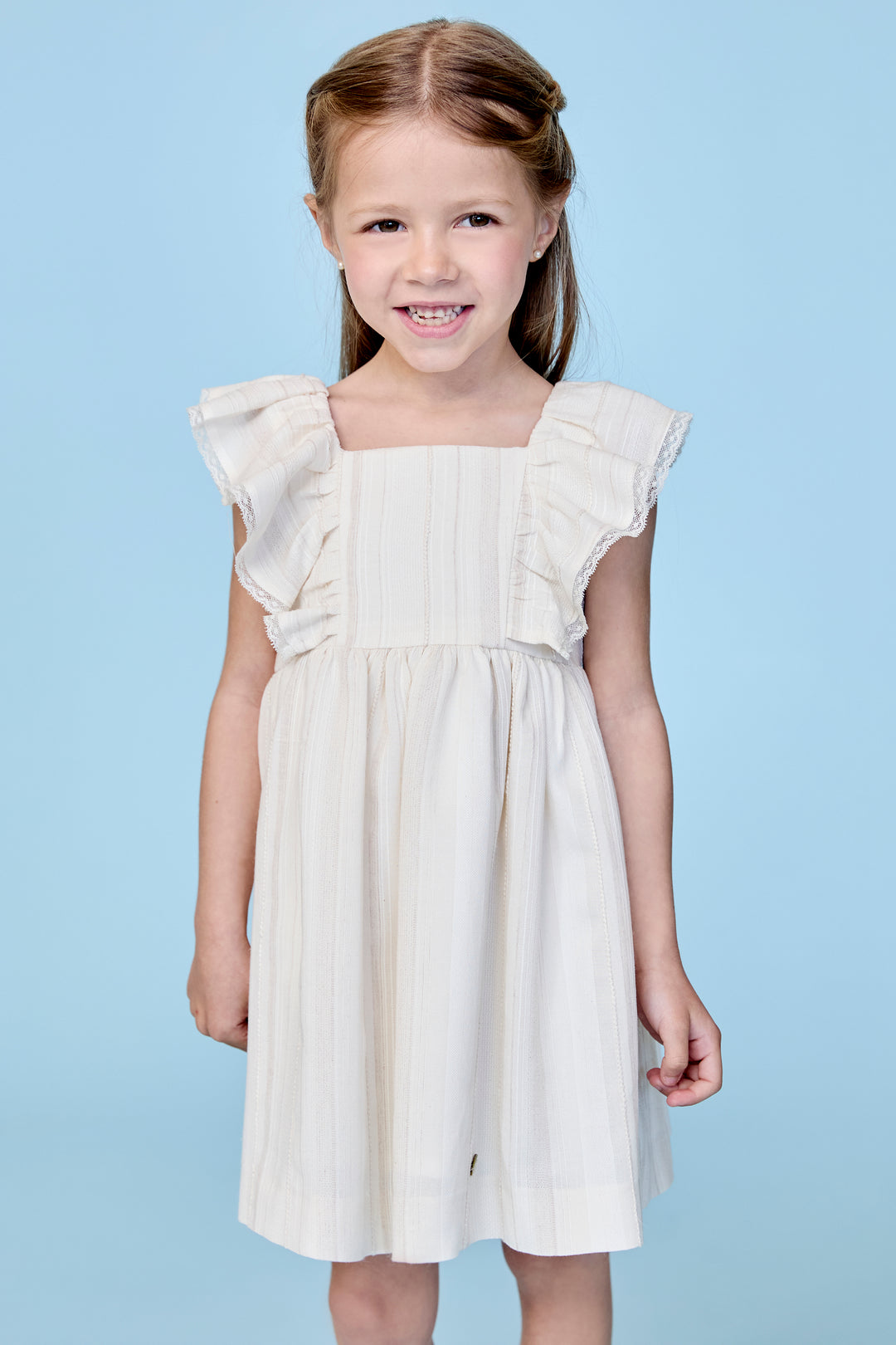 Martín Aranda "Macie" Cream Dress | Millie and John