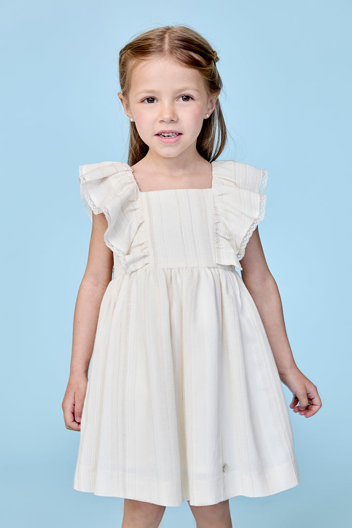 Martín Aranda "Macie" Cream Dress | Millie and John