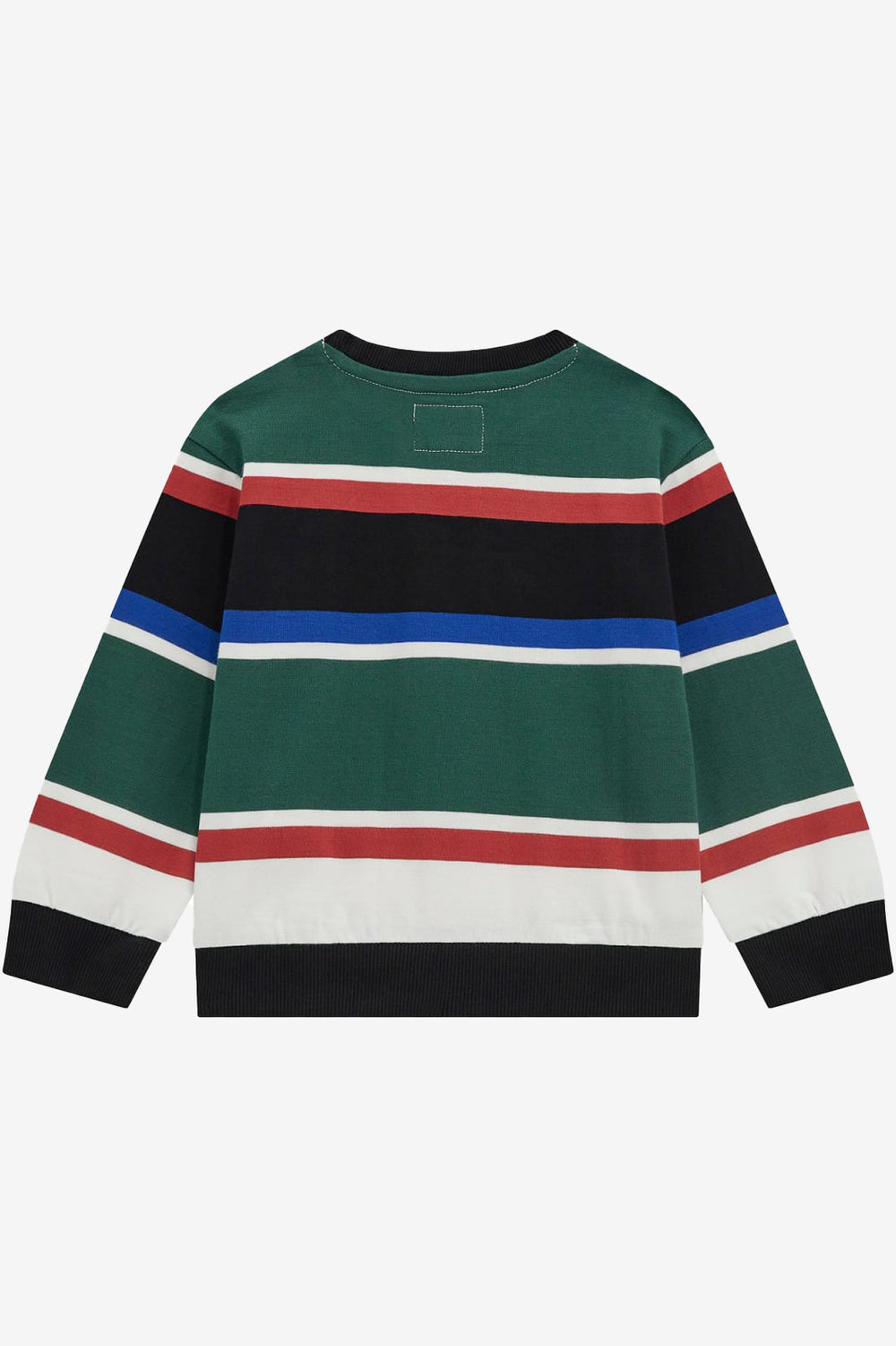 GUESS® Kids "Theo" Blue & Green Striped Sweatshirt | Millie and John