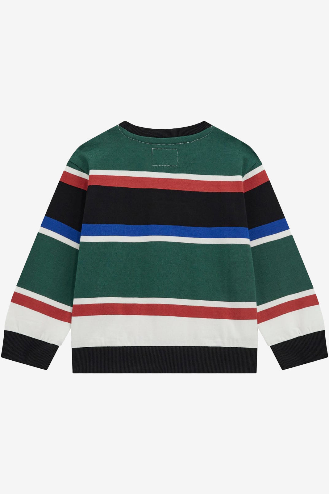 GUESS® Kids "Theo" Blue & Green Striped Sweatshirt | Millie and John