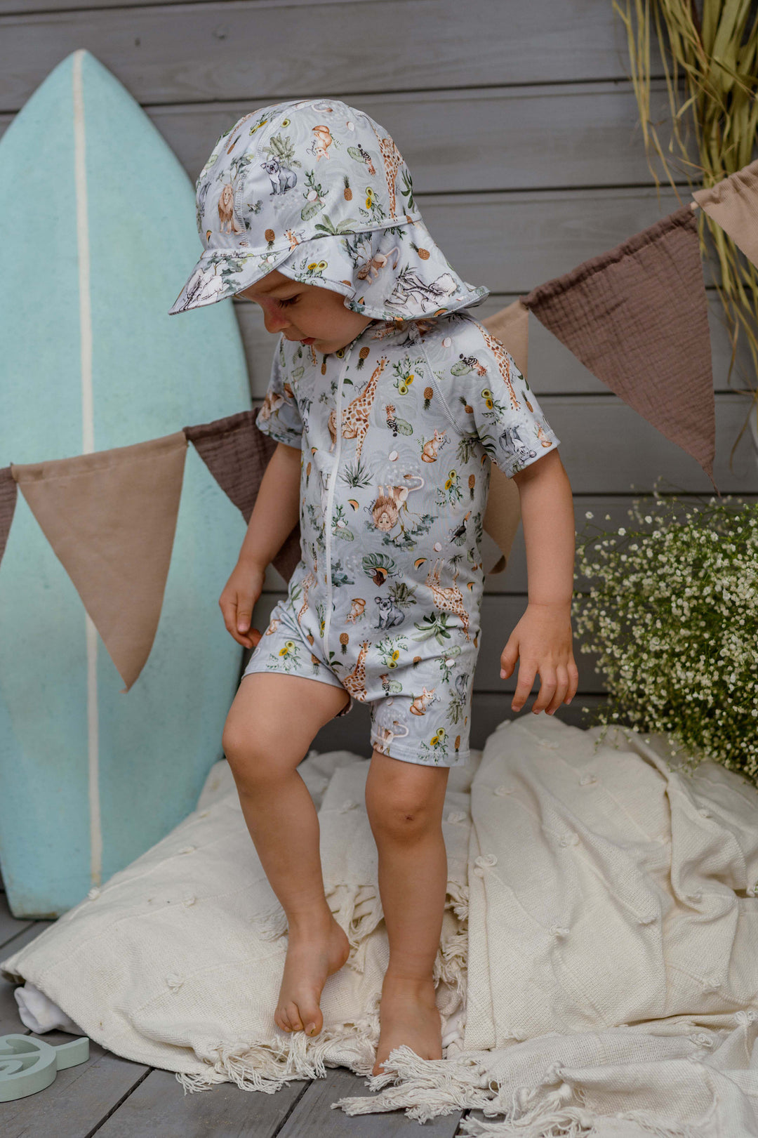 Jamiks "Nemo" Mint Safari Swimsuit | Millie and John