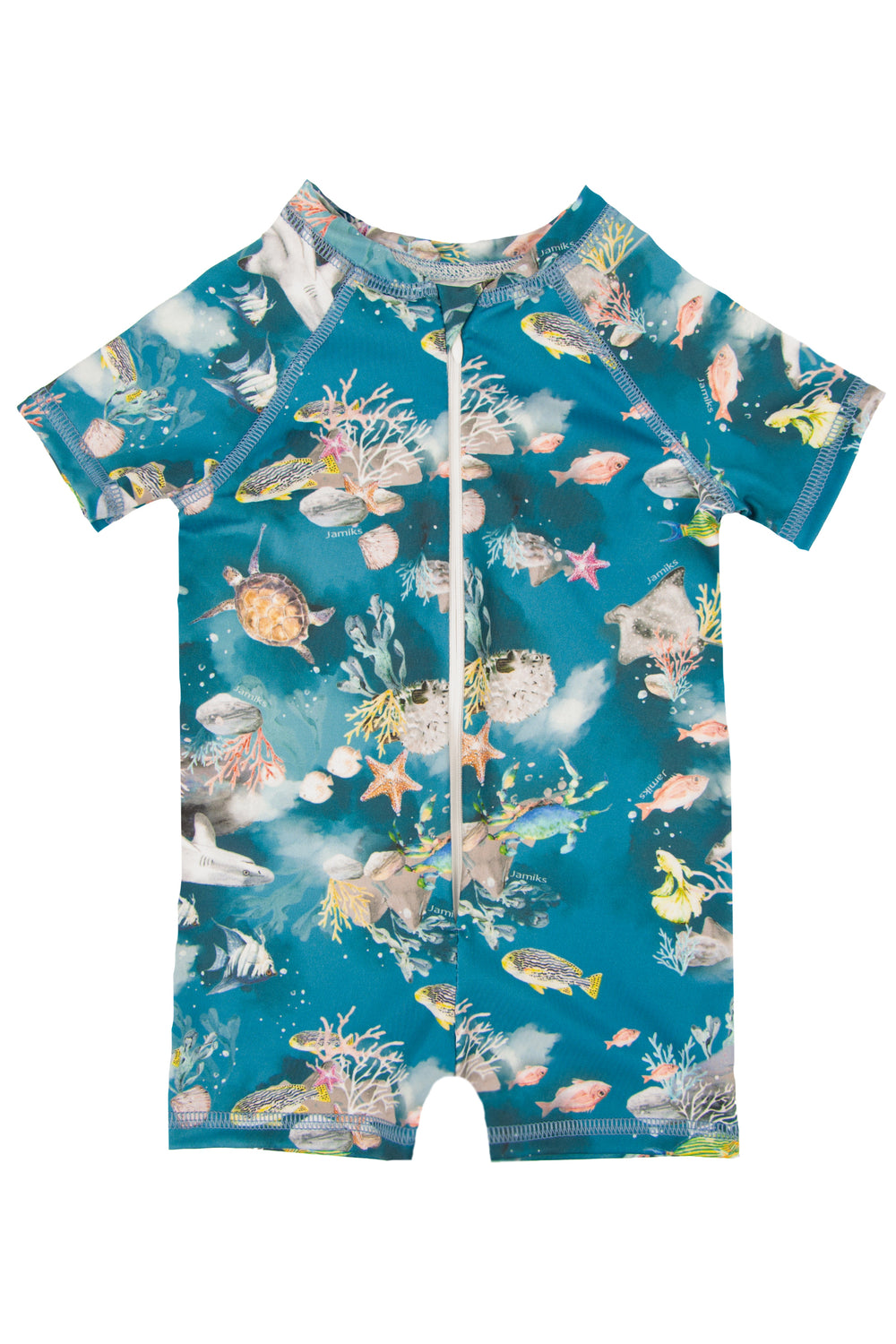 Jamiks "Nemo" Teal Sea Life Swimsuit | Millie and John