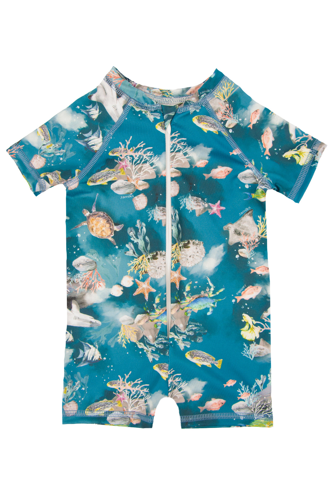 Jamiks "Nemo" Teal Sea Life Swimsuit | Millie and John