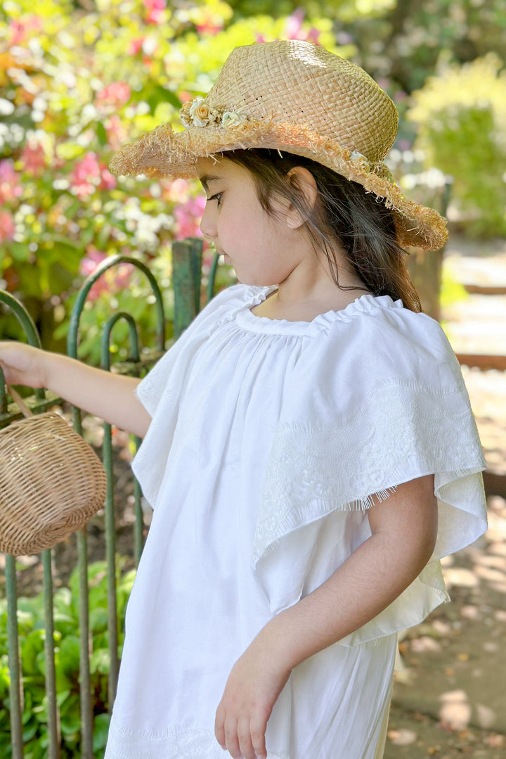 Phi "Syleste" White Lace Dress | Millie and John