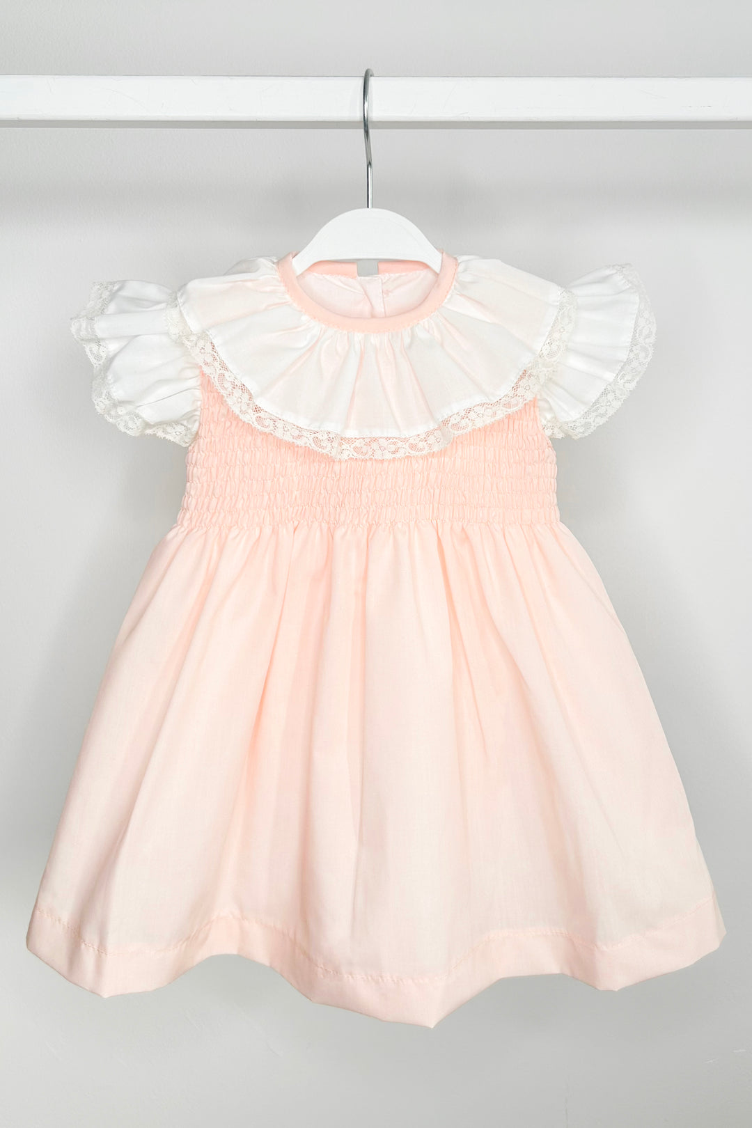 Puro Mimo "Tabitha" Peach Shirred Dress | Millie and John