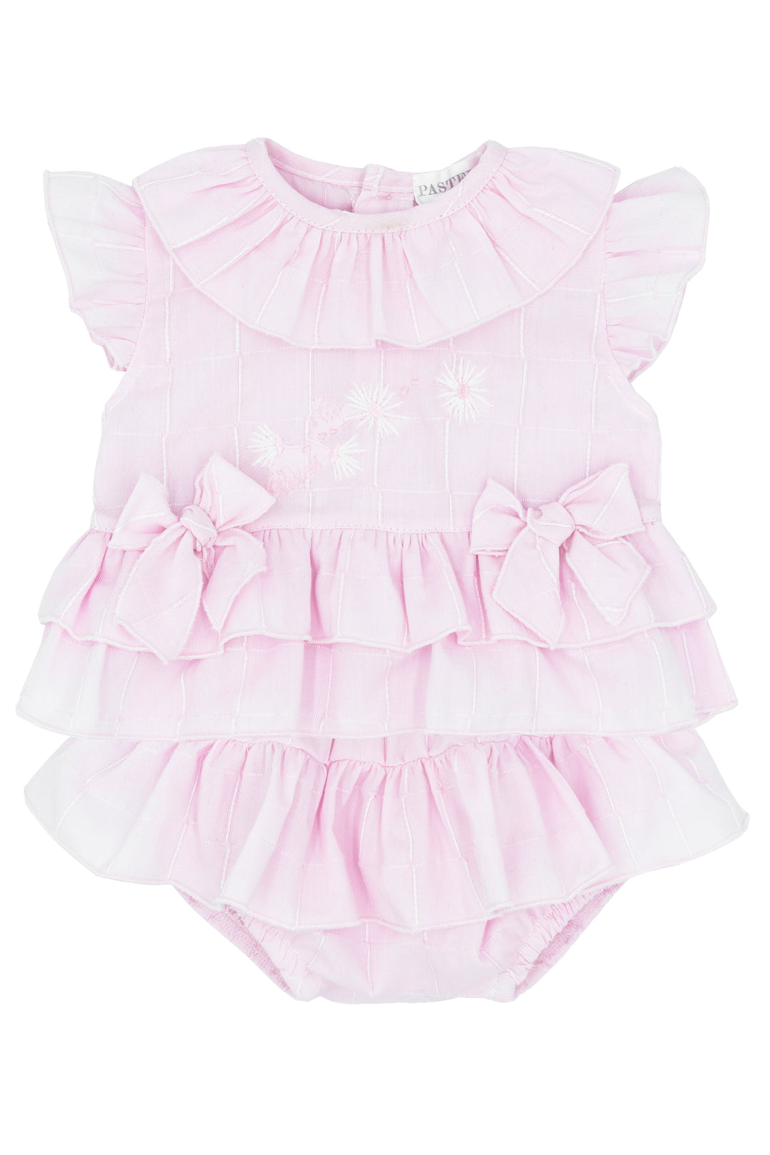 Pastels & Co "Ceillia" Pink Frilled Blouse & Bloomers | Millie and John