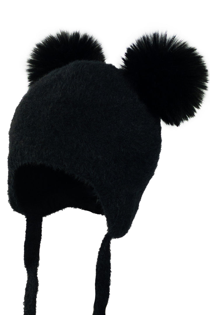 Jamiks Cashmere Faux Fur Pom Pom Hat | Millie and John