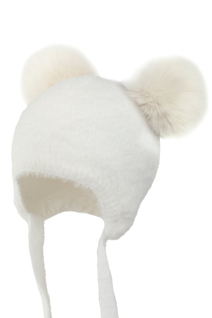 Jamiks Cashmere Faux Fur Pom Pom Hat | Millie and John