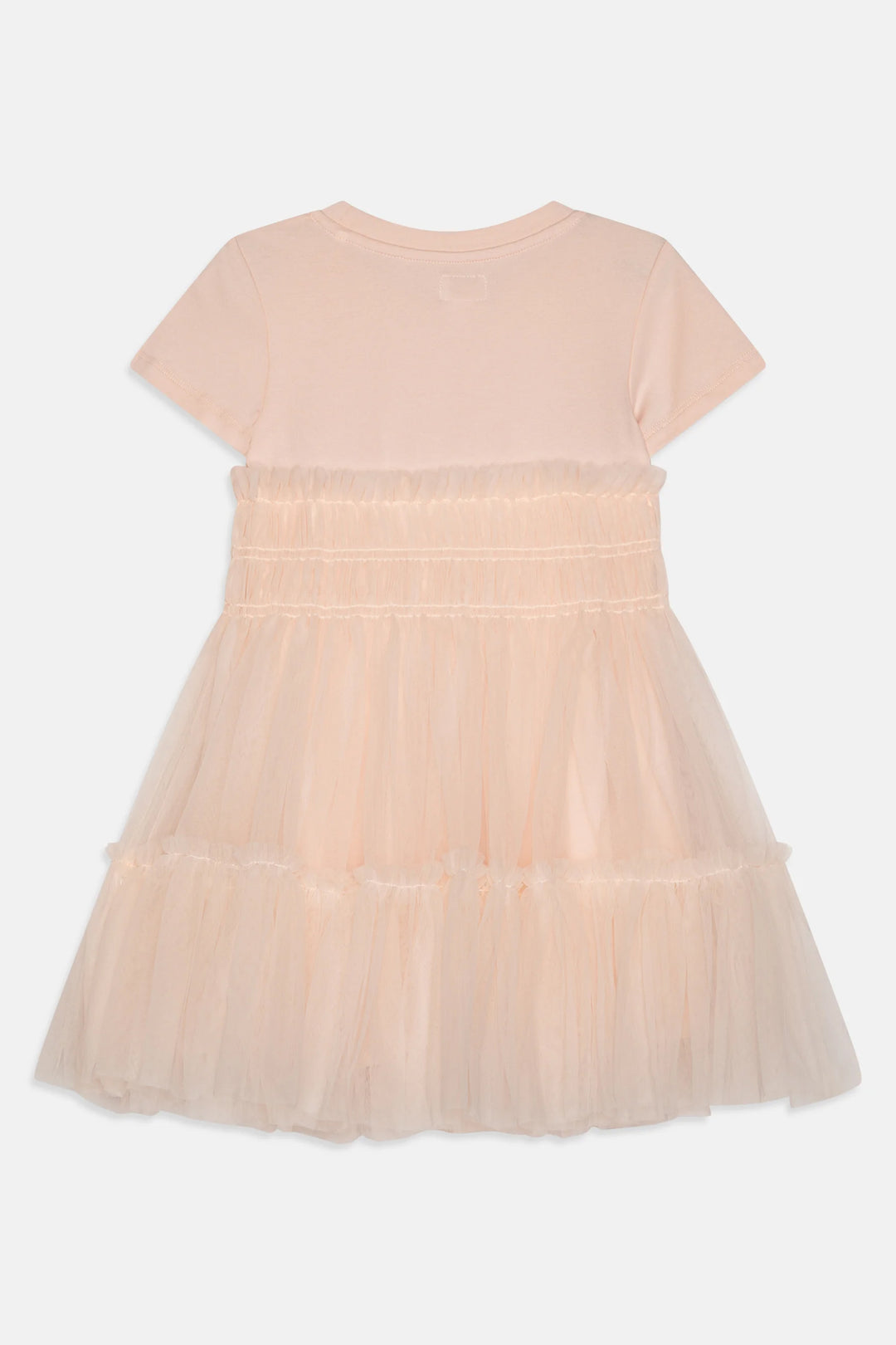 GUESS® Kids "Clara" Pale Peach Tulle Dress | Millie and John