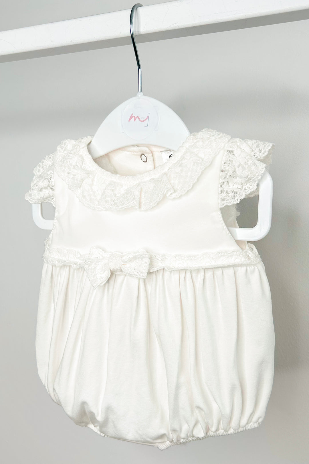 Jamiks "Sofi" Ivory Lace Romper | Millie and John