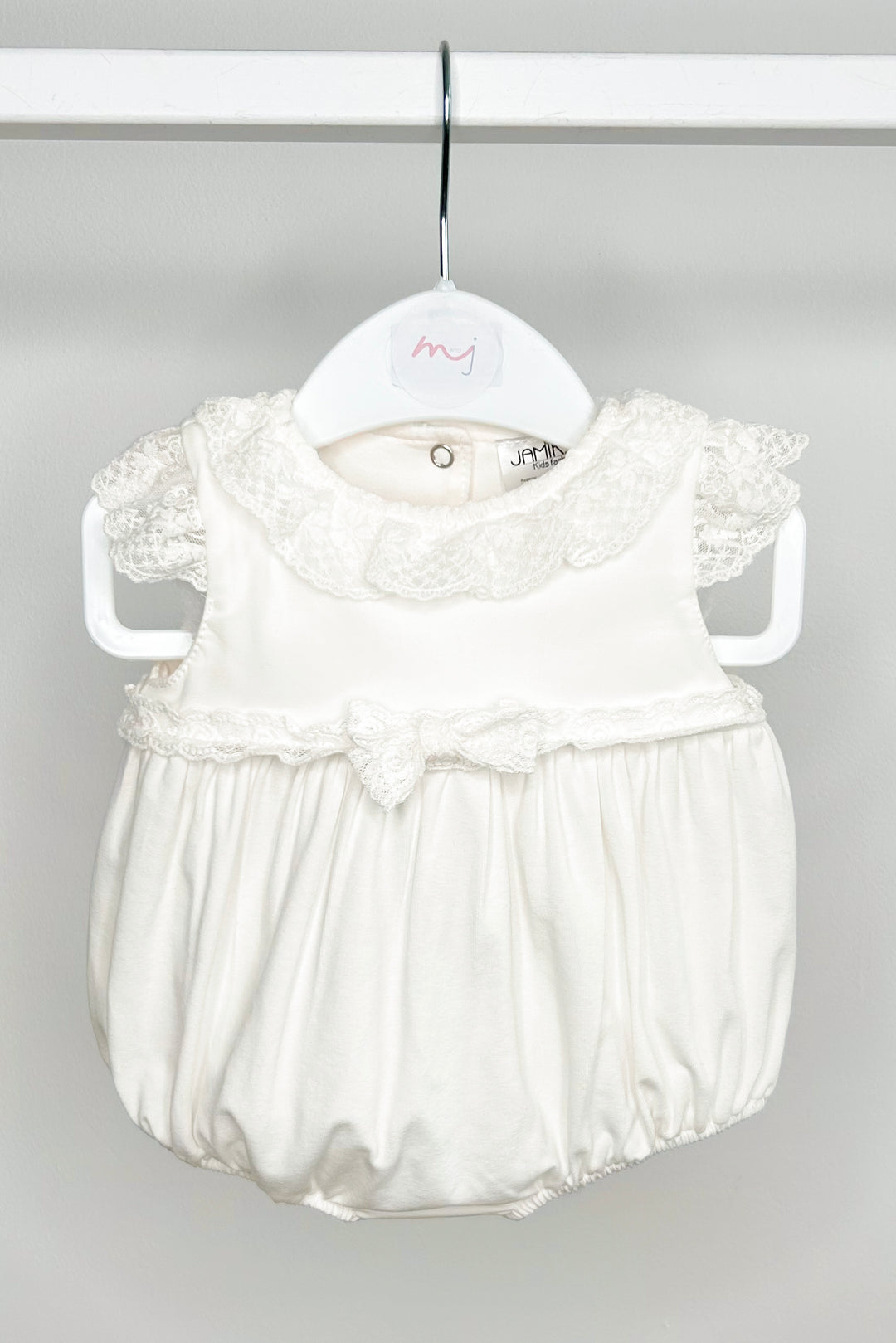Jamiks "Sofi" Ivory Lace Romper | Millie and John