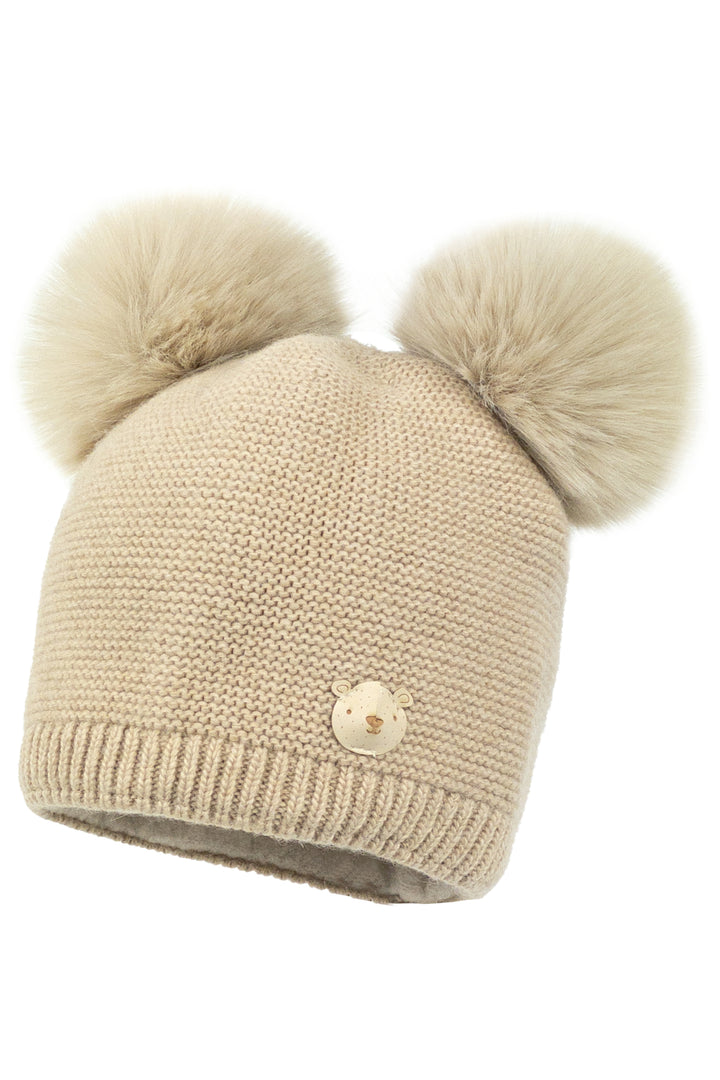 Jamiks Cashmere Double Faux Fur Pom Pom Hat | Millie and John