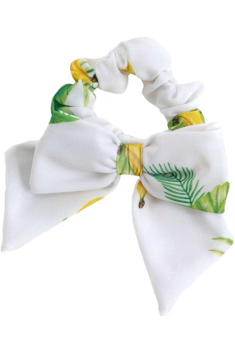 Meia Pata PREORDER TROPICAL Bow Scrunchie | Millie and John