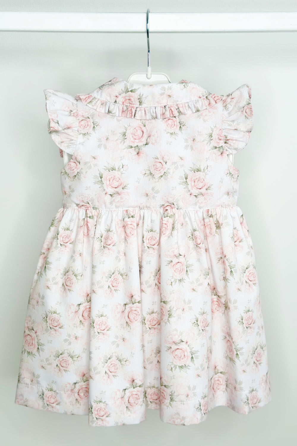 Puro Mimo "Wendy" Pale Pink Vintage Floral Dress | Millie and John