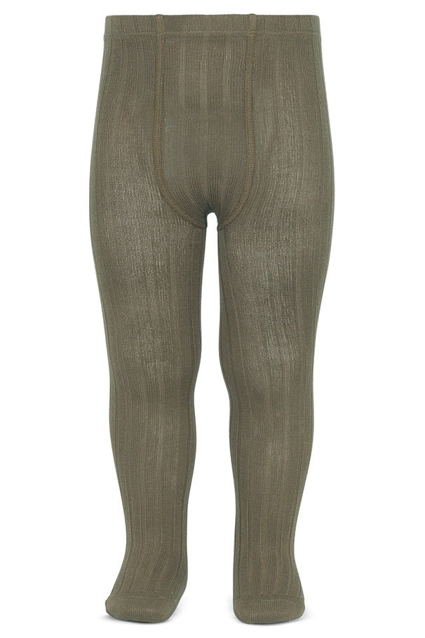 Condor Mink Ribbed Tights | Millie and John