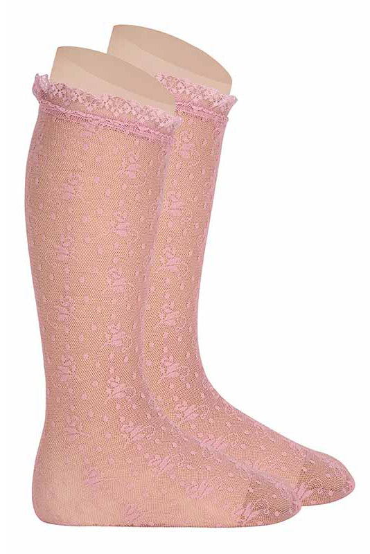 Condor Lace Knee High Socks | Millie and John