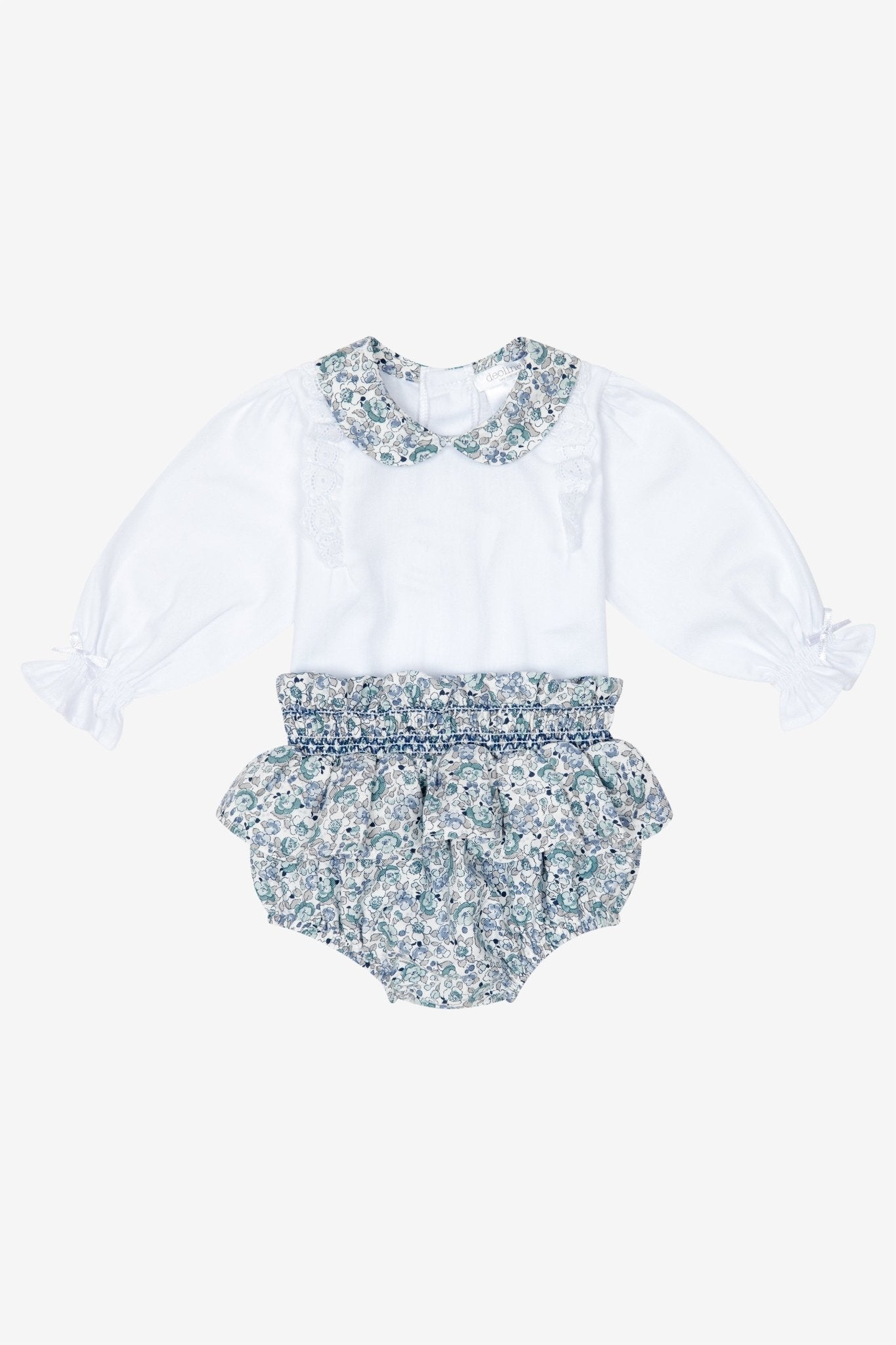 Deolinda 25507 Noche Floral Smocked Romper In Stock Now