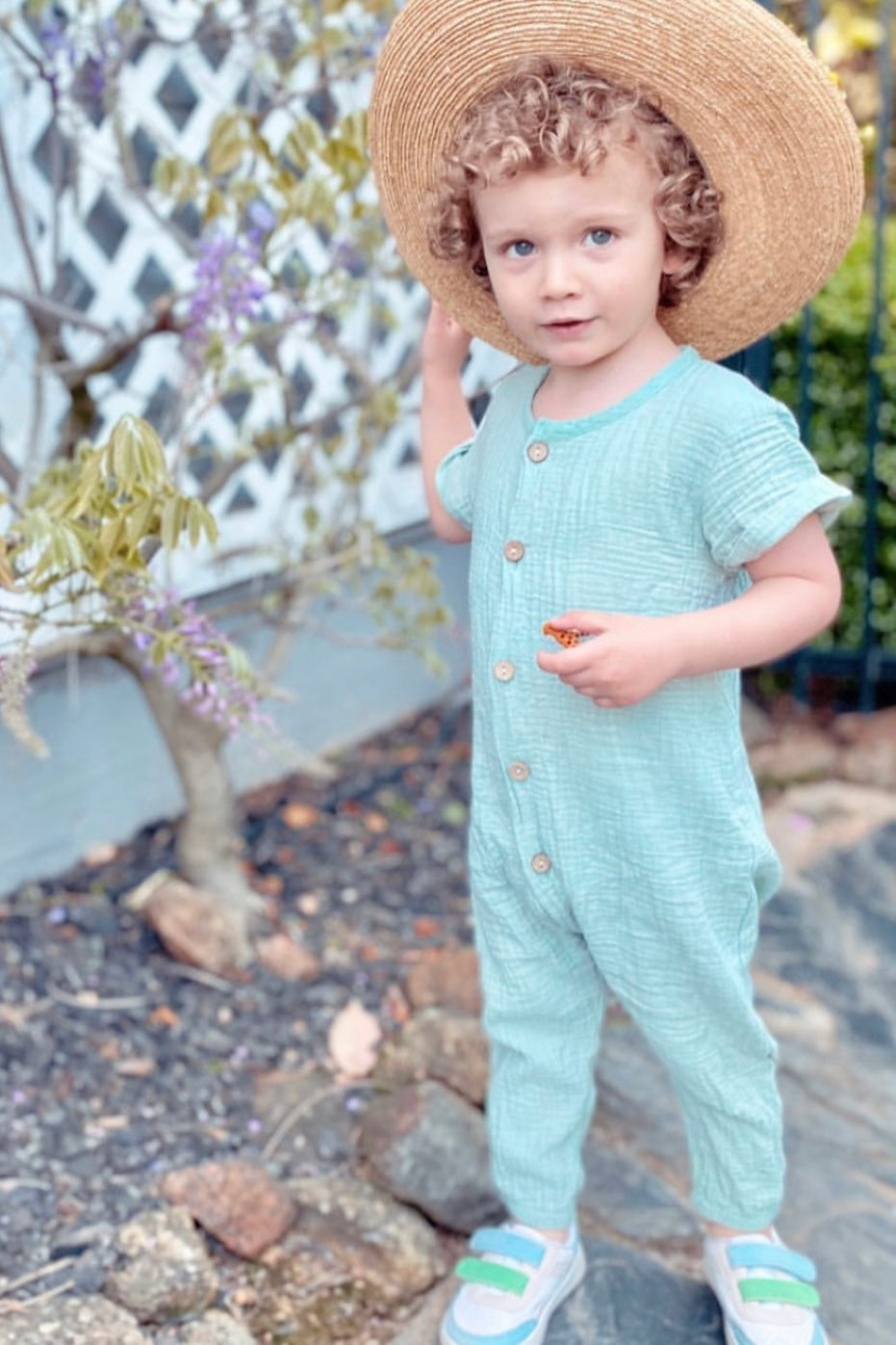 Calamaro "Atticus" Cheesecloth Jumpsuit | Millie and John