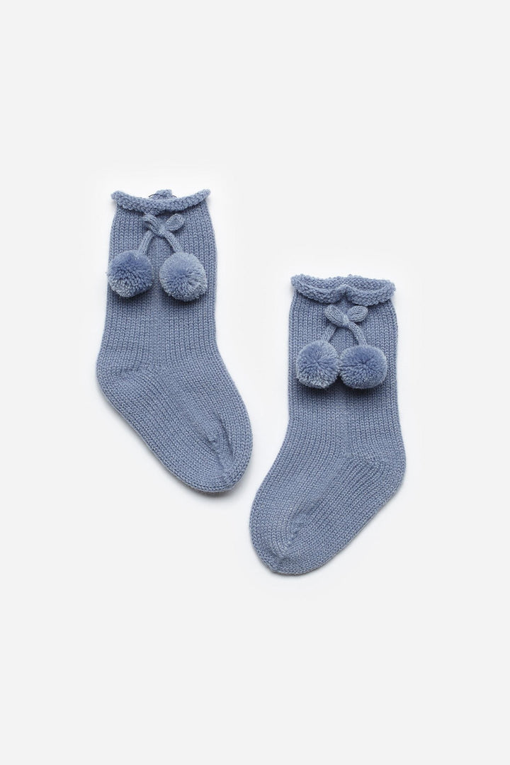 Juliana Knee High Pom Pom Socks | Millie and John