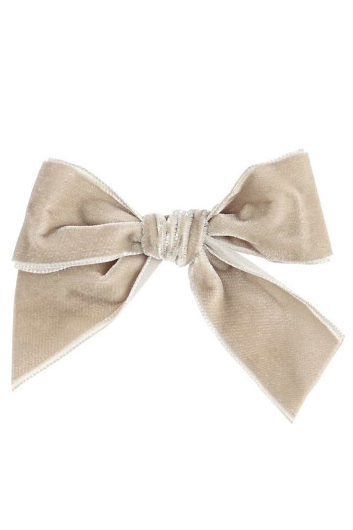 Condor Velvet Bow Hair Clip | Millie and John