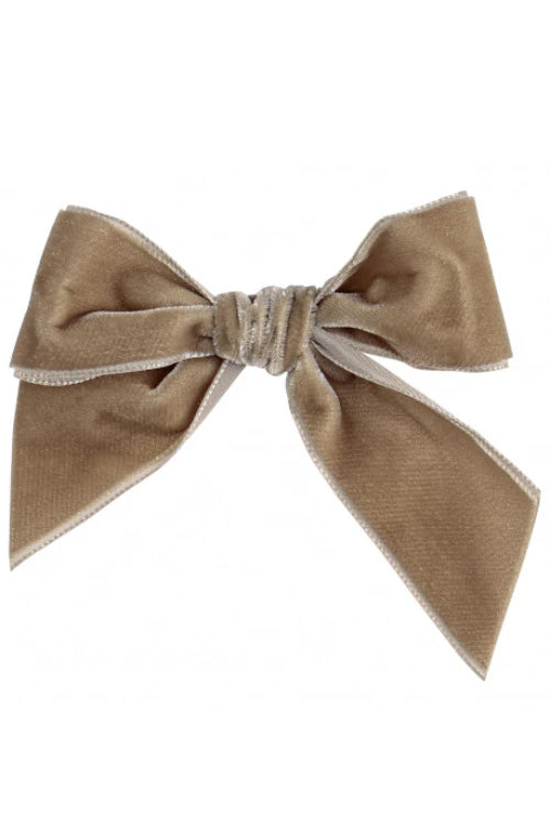 Condor Velvet Bow Hair Clip | Millie and John
