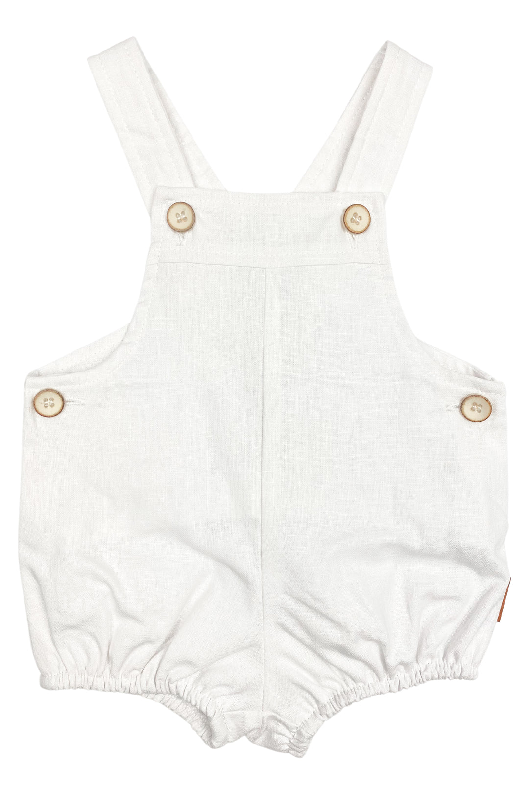 Cocote "Daniel" Linen Dungaree Romper | Millie and John