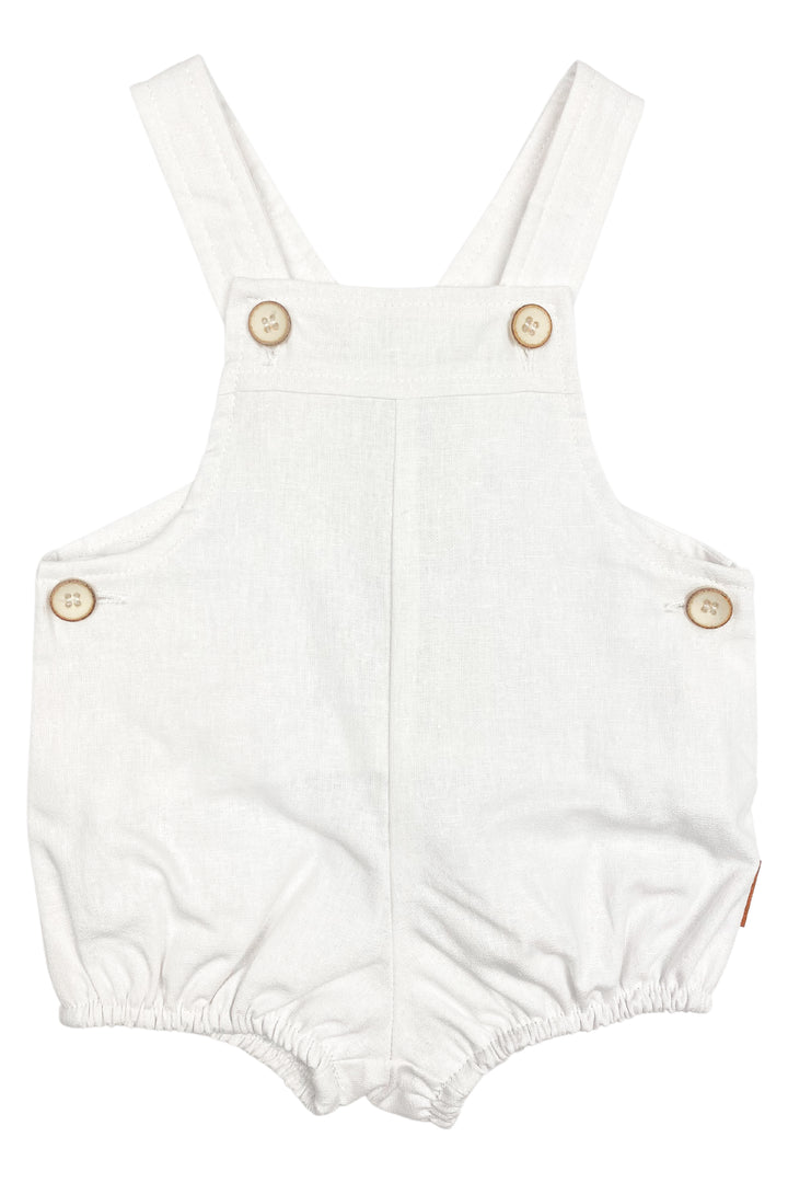 Cocote "Daniel" Linen Dungaree Romper | Millie and John