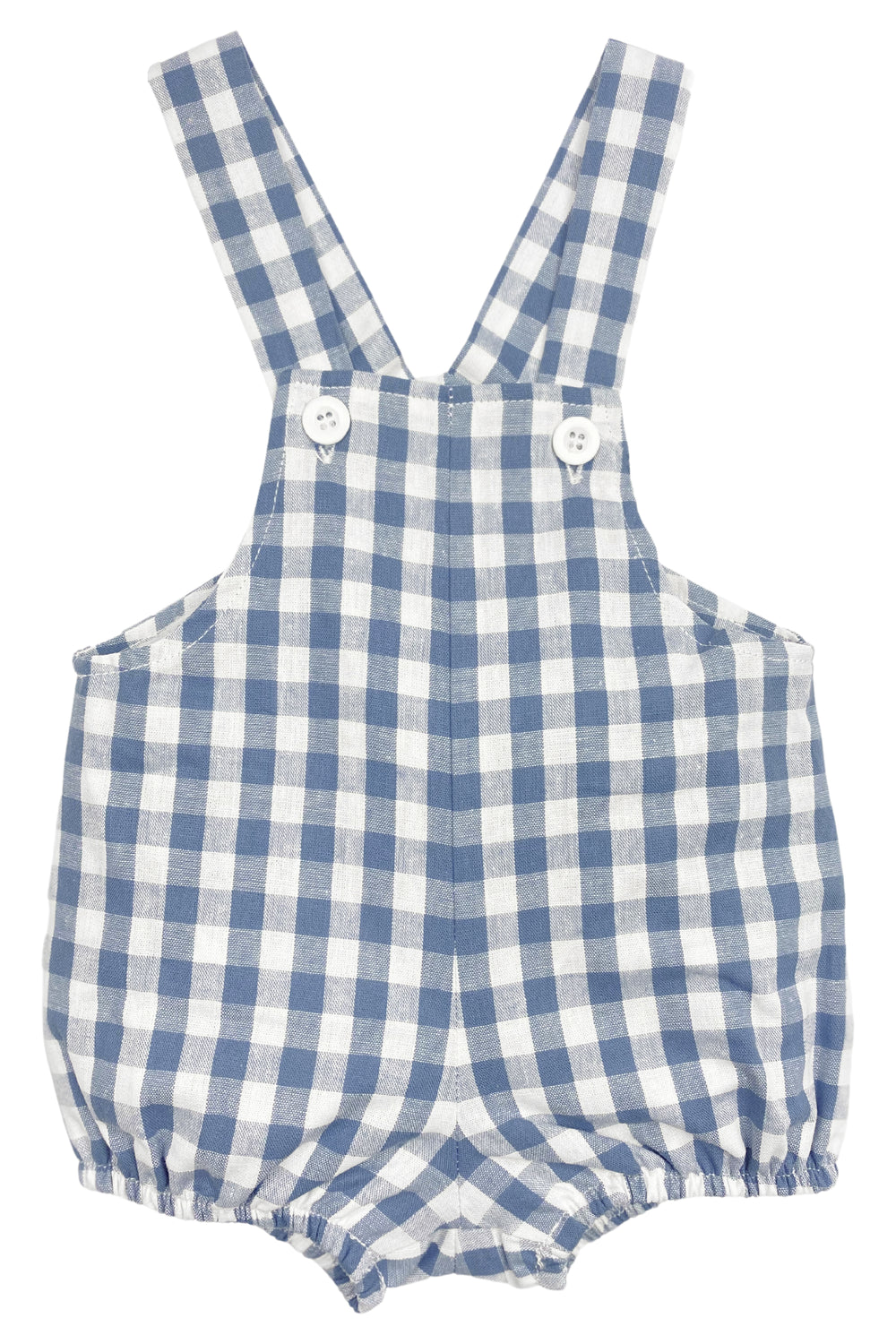 Cocote "Max" Gingham Dungaree Romper | Millie and John